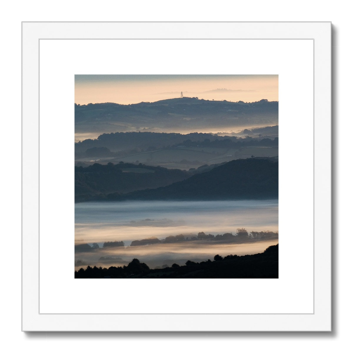 "Dartmoor Mist" Framed & Mounted Print