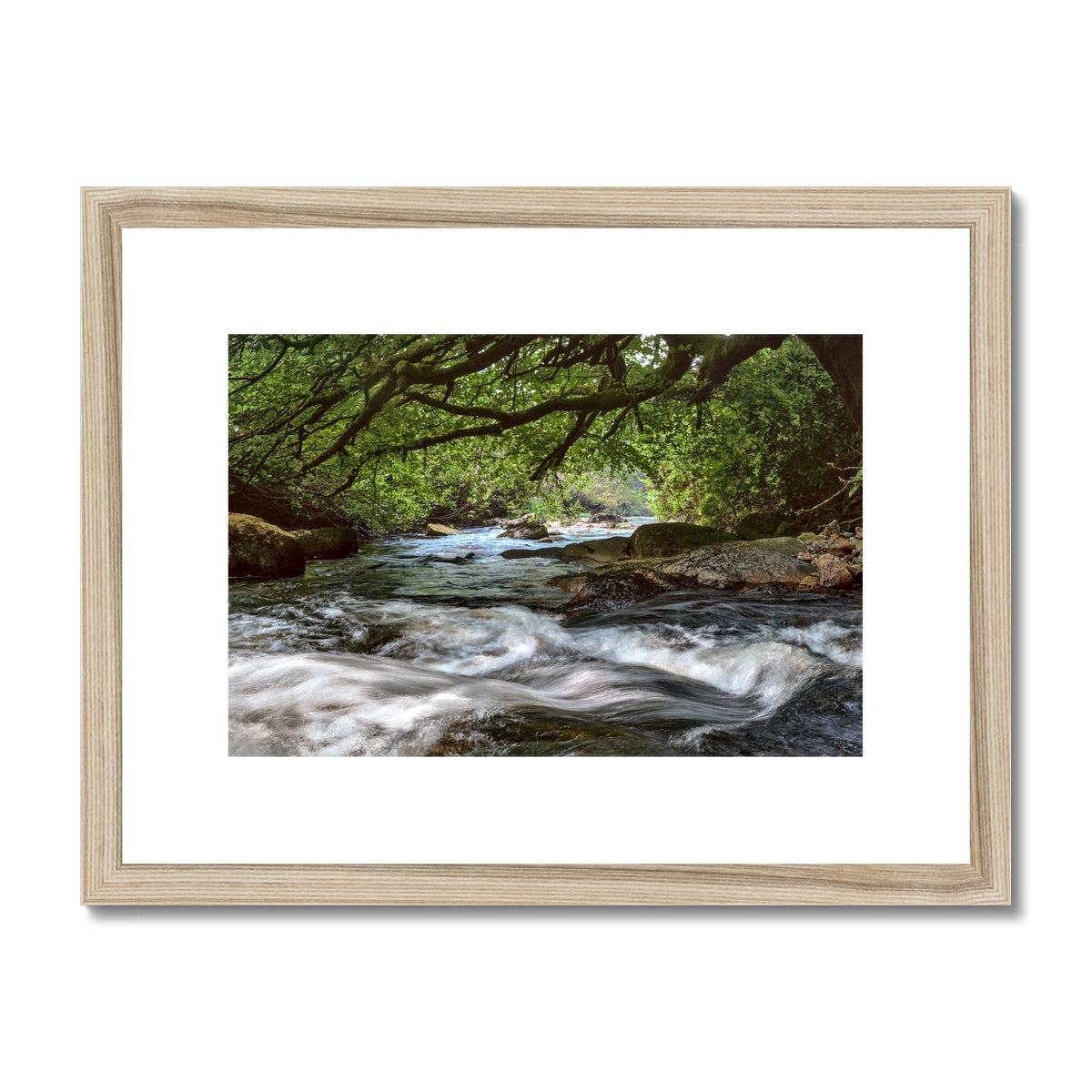 " Dartmoor in Flow #2 " Framed & Mounted Print