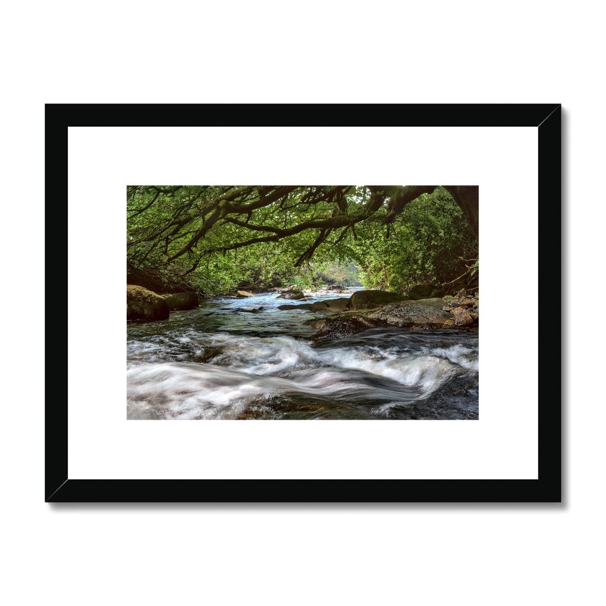 " Dartmoor in Flow #2 " Framed & Mounted Print