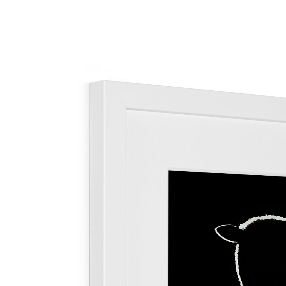 " Wolf - Photo Art " * Framed & Mounted Print