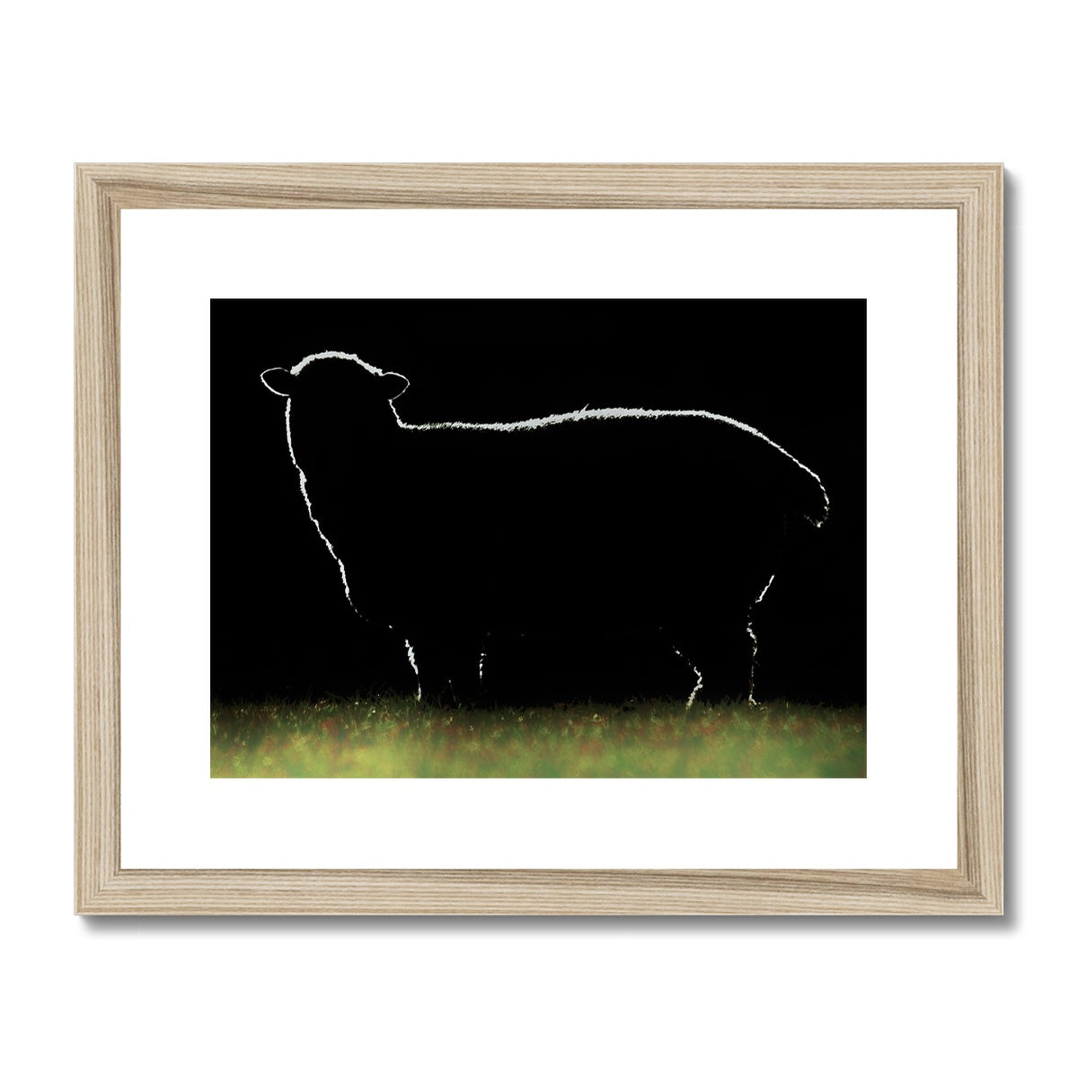 " Wolf - Photo Art " * Framed & Mounted Print