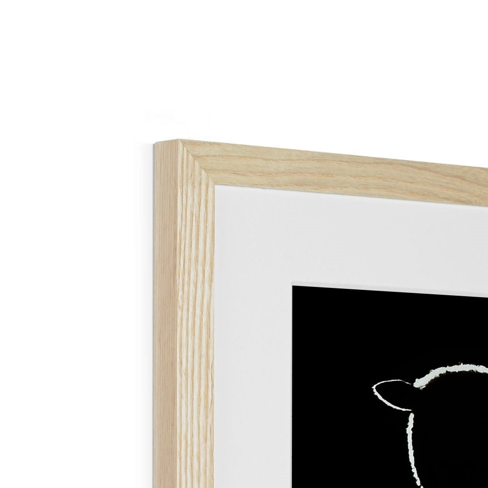 " Wolf - Photo Art " * Framed & Mounted Print