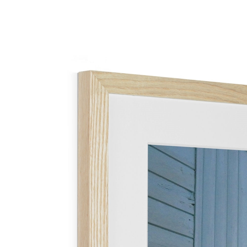 "Huts at Dawn" - Framed & Mounted Print