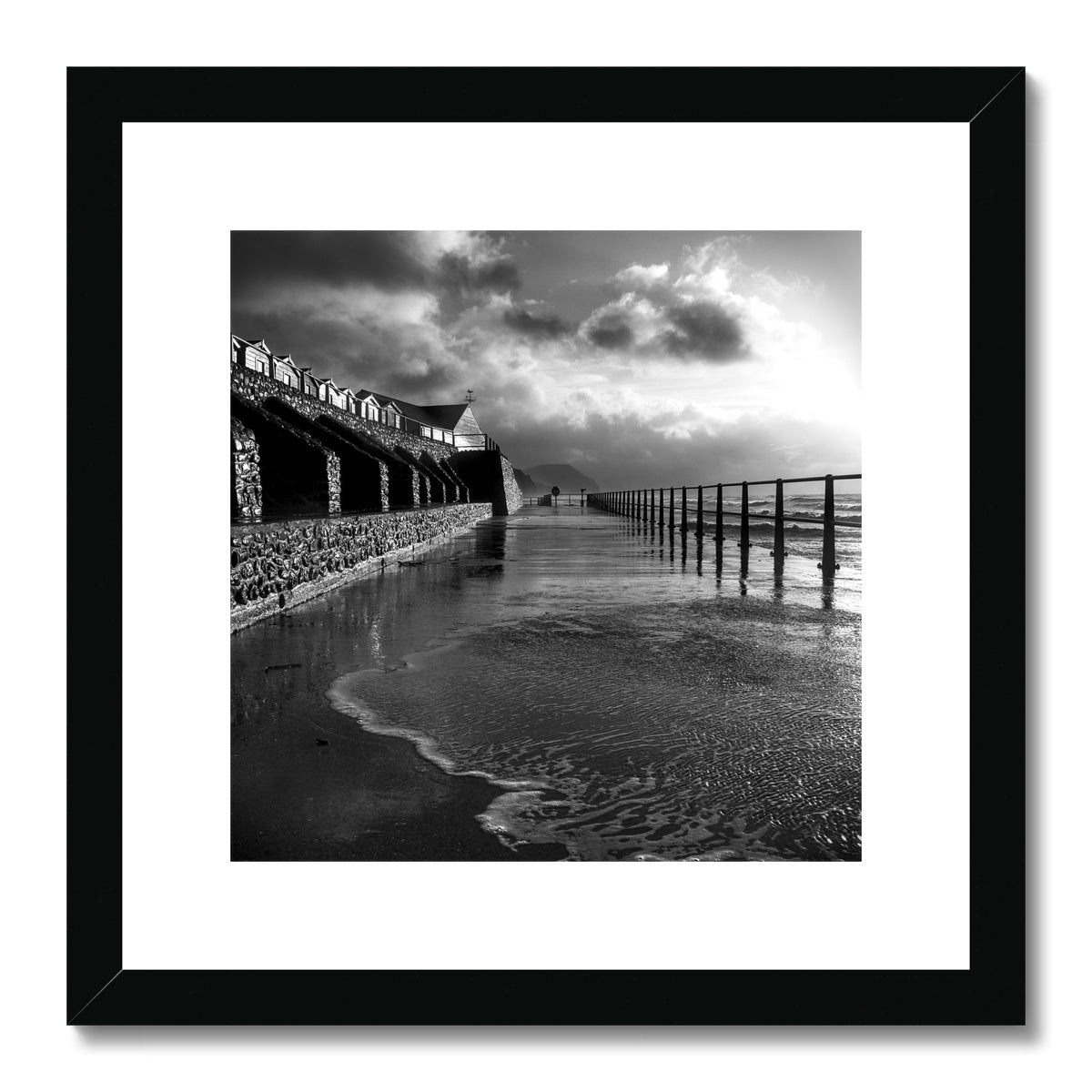 "B(r)each" Framed & Mounted Print