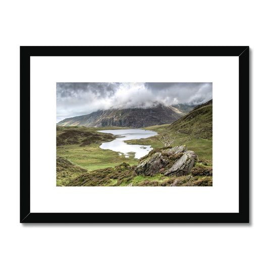 " Cwm Idwal " Snowdonia Framed & Mounted Print