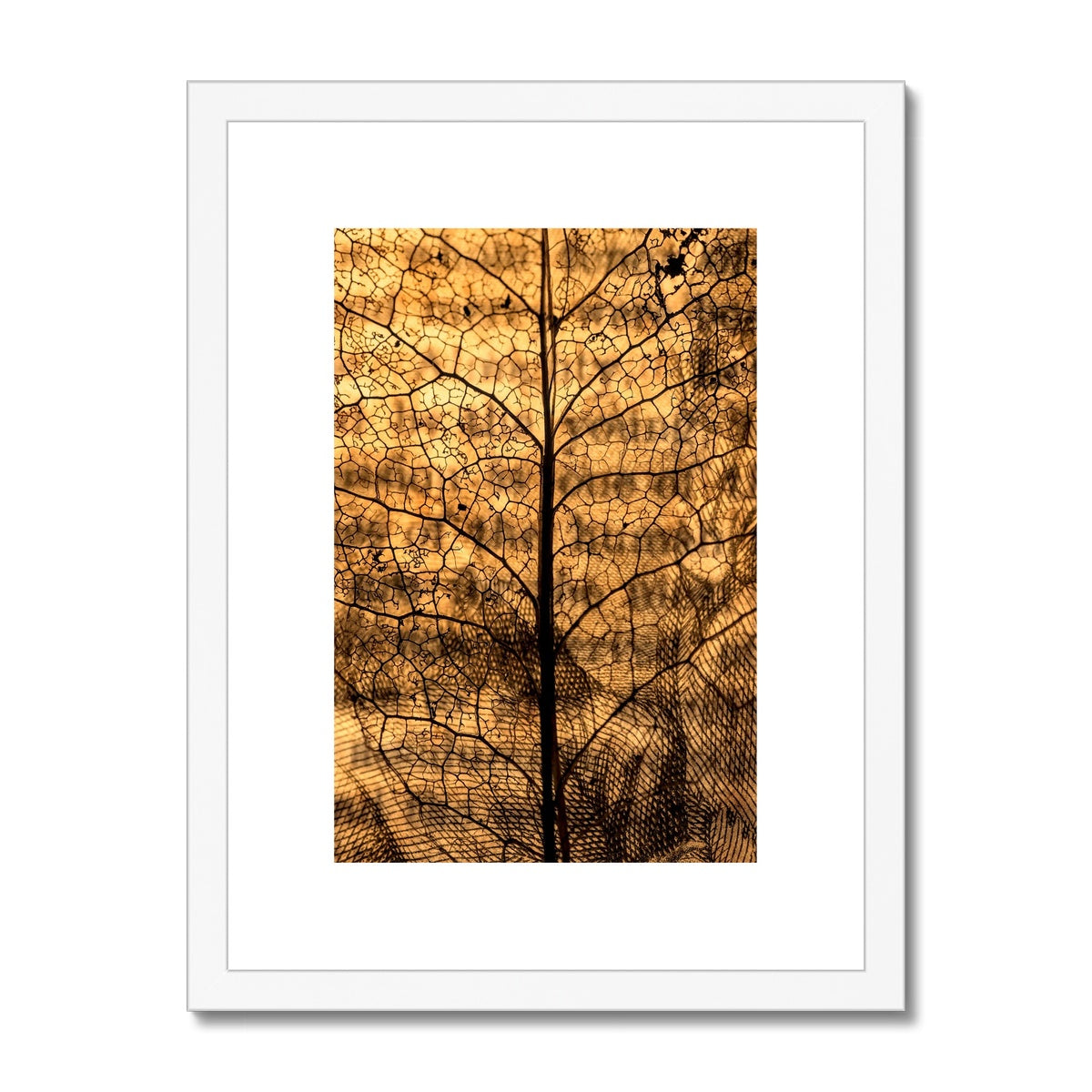 " Leaf upon Leaf " Framed & Mounted Print