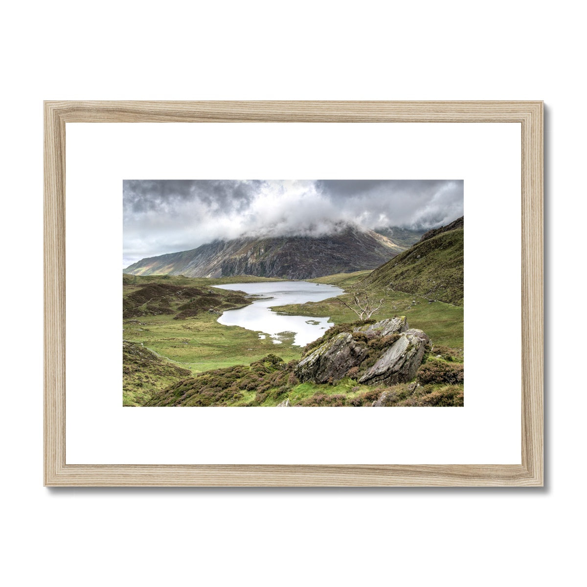 " Cwm Idwal " Snowdonia Framed & Mounted Print