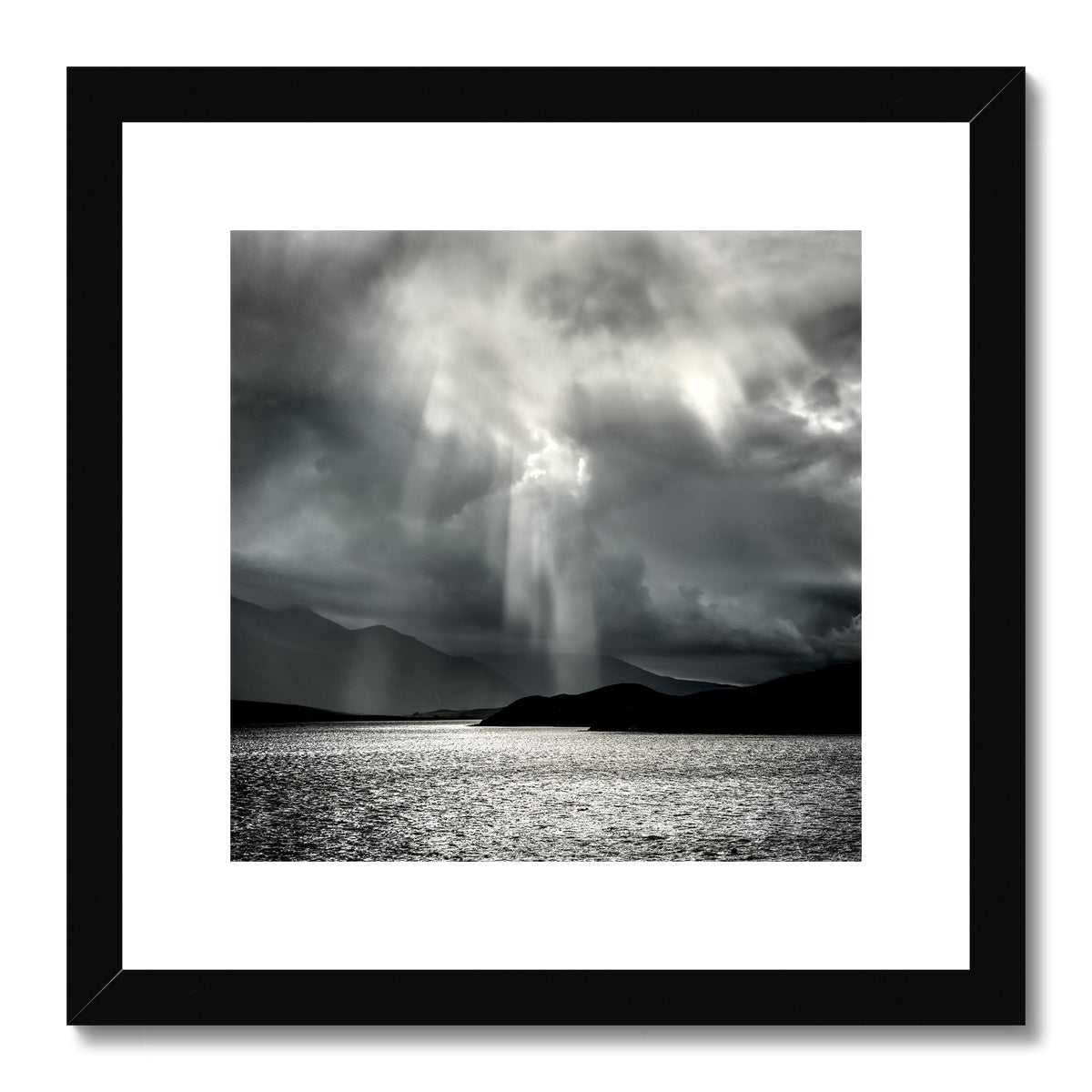 " Storm " Scottish Highlands Framed & Mounted Print
