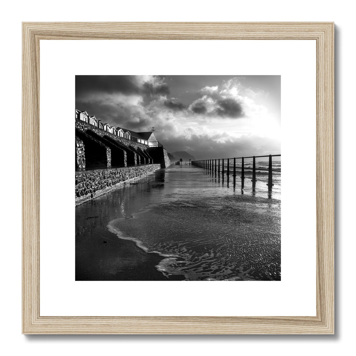 "B(r)each" Framed & Mounted Print