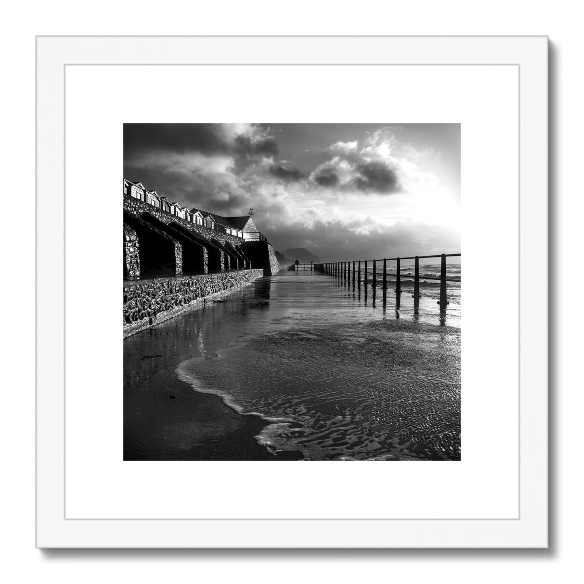 "B(r)each" Framed & Mounted Print