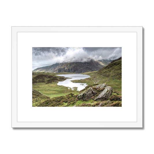 " Cwm Idwal " Snowdonia Framed & Mounted Print