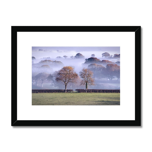 "Dorset Mist" Framed & Mounted Print