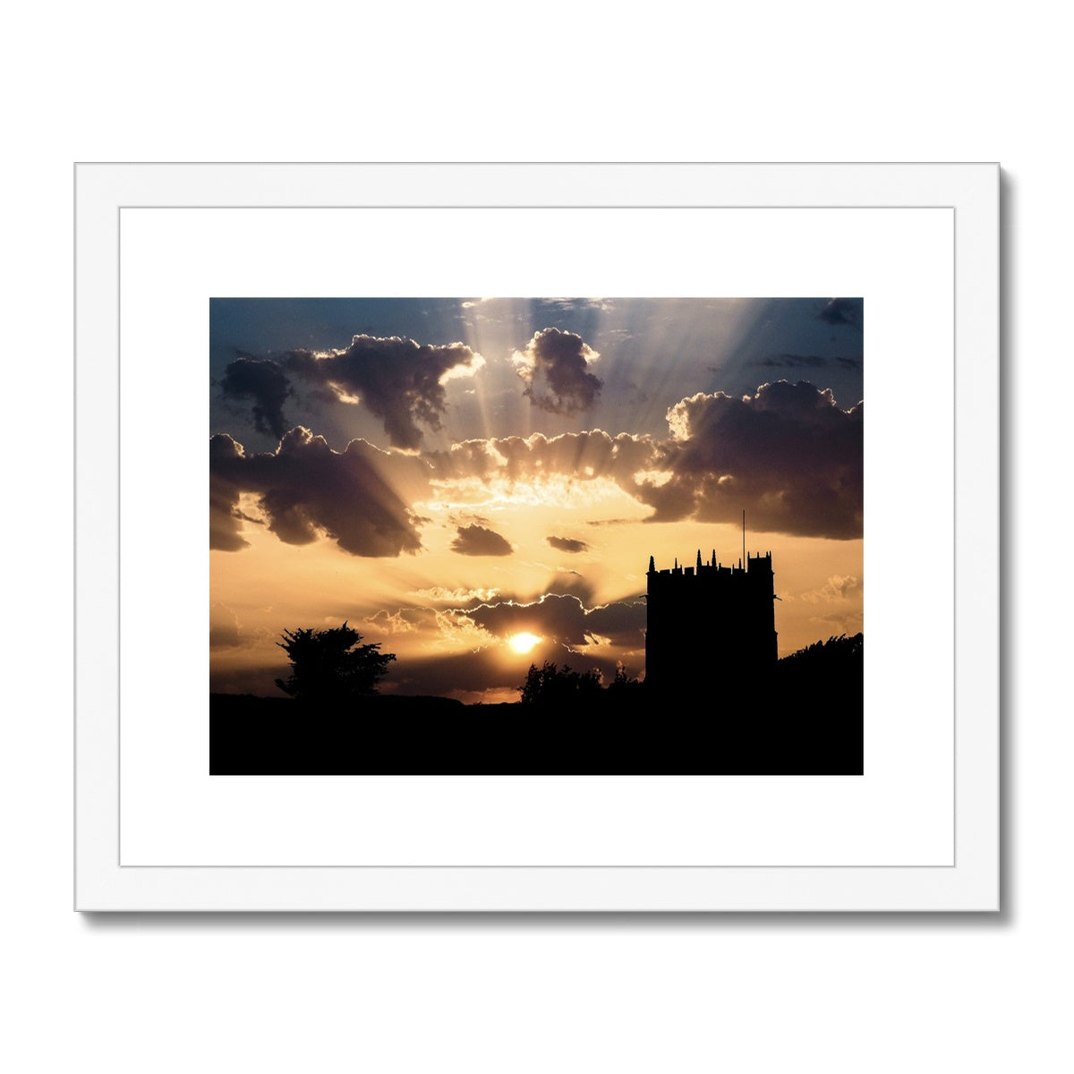 "Silver Linings" Framed & Mounted Print
