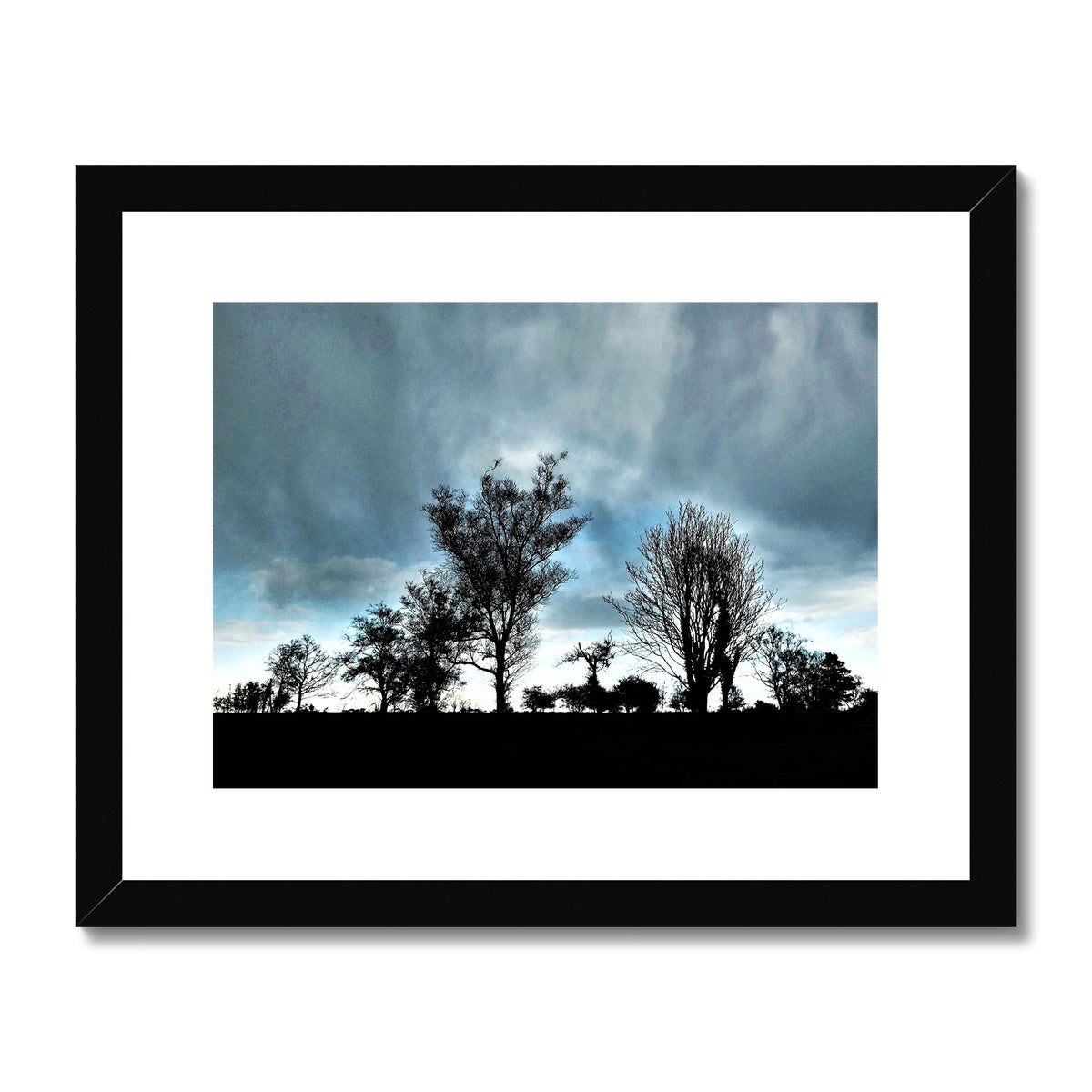 "Marching Trees" Framed & Mounted Print