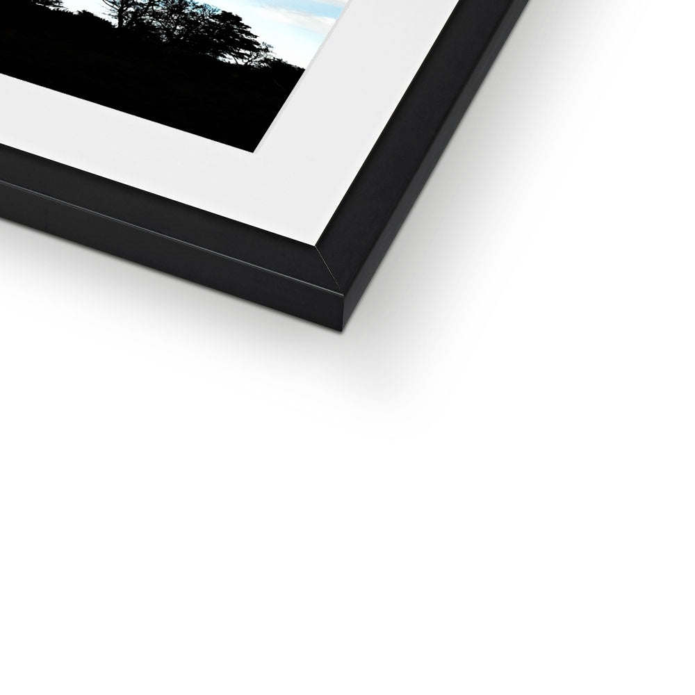 "Marching Trees" Framed & Mounted Print