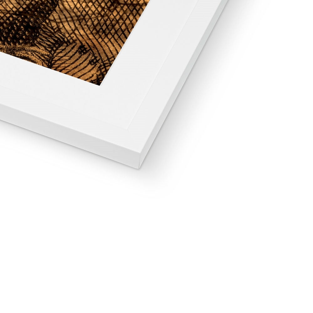 " Leaf upon Leaf " Framed & Mounted Print